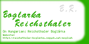boglarka reichsthaler business card